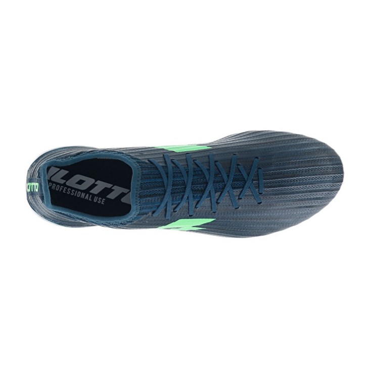 Zapatos De Fútbol Lotto Solista 200 III SG 6 Hombre Azul Marino Azules Verde | KS712051N2
