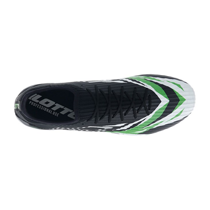 Zapatos De Fútbol Lotto Solista 200 VI SGX Hombre Negras Blancas Verde | XO810901B6