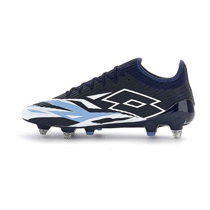 Zapatos De Fútbol Lotto Solista 200 VI SGX Hombre Azul Marino Azules Blancas Azules | LN076787Q8