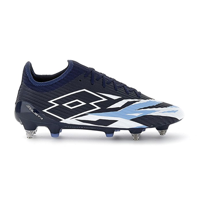 Zapatos De Fútbol Lotto Solista 200 VI SGX Hombre Azul Marino Azules Blancas Azules | LN076787Q8