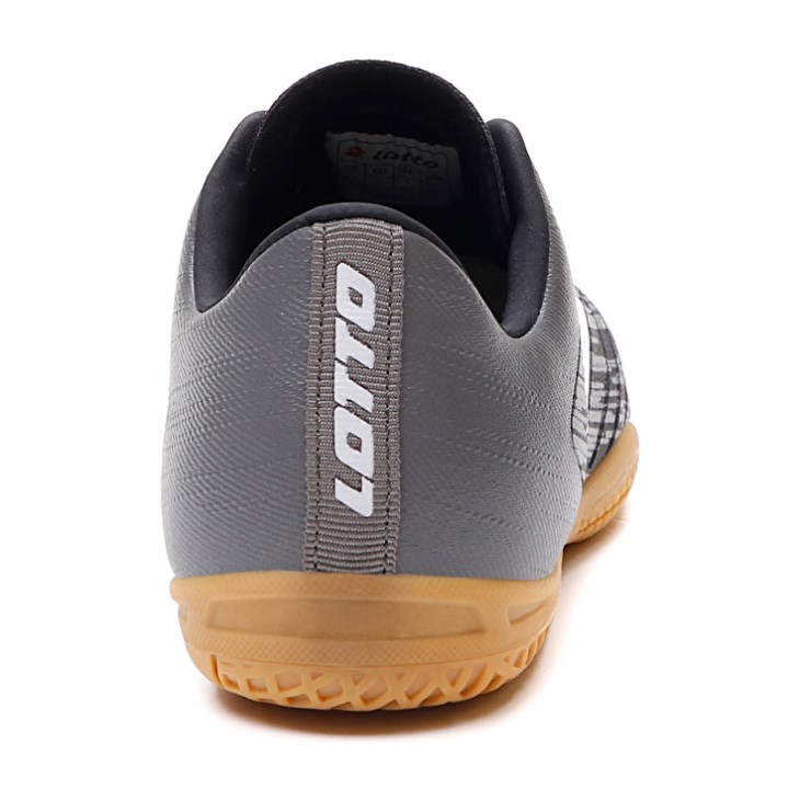 Zapatos De Fútbol Lotto Solista 700 III ID JR Niños Negras Blancas Gris | DK670757Y3