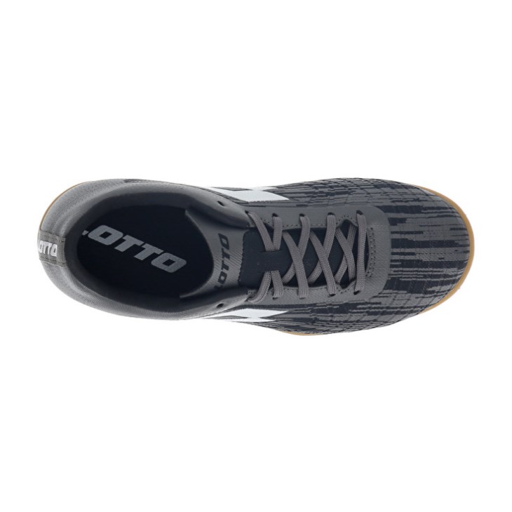 Zapatos De Fútbol Lotto Solista 700 III ID JR Niños Negras Blancas Gris | DK670757Y3