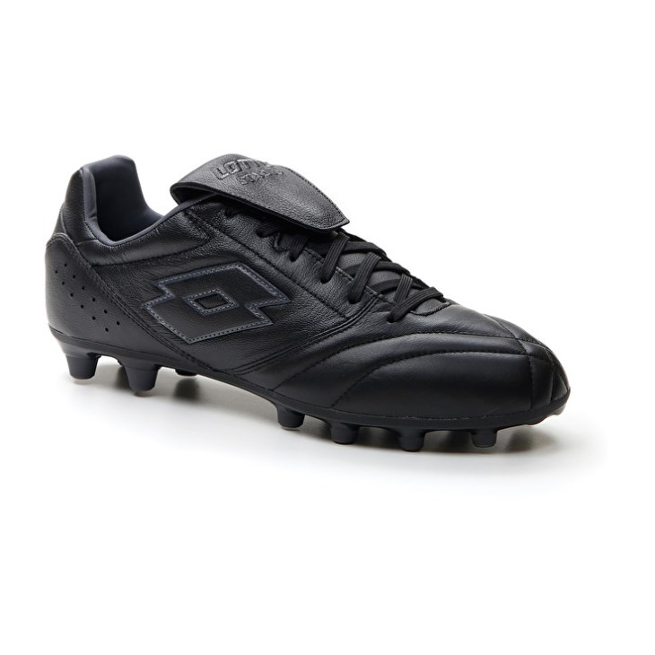 Zapatos De Fútbol Lotto Stadio 200 III FG Hombre Negras Gris Oscuro | QD414391N5