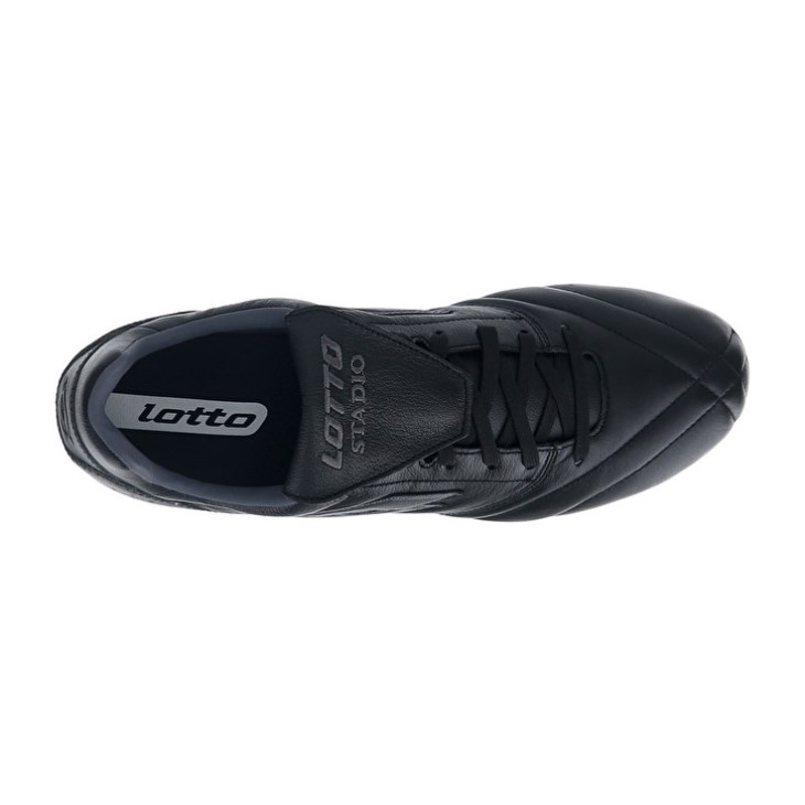 Zapatos De Fútbol Lotto Stadio 200 III FG Hombre Negras Gris Oscuro | QD414391N5