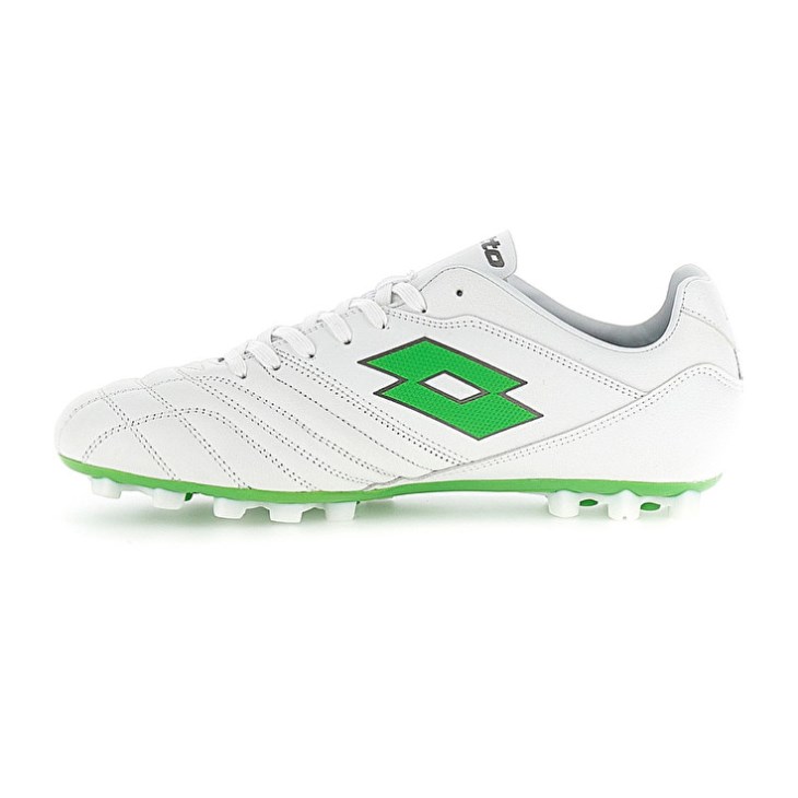 Zapatos De Fútbol Lotto Stadio 300 II AGM Hombre Blancas Verde | CF582518T9