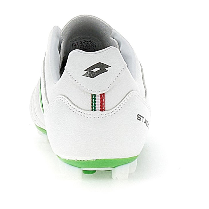 Zapatos De Fútbol Lotto Stadio 300 II AGM Hombre Blancas Verde | CF582518T9