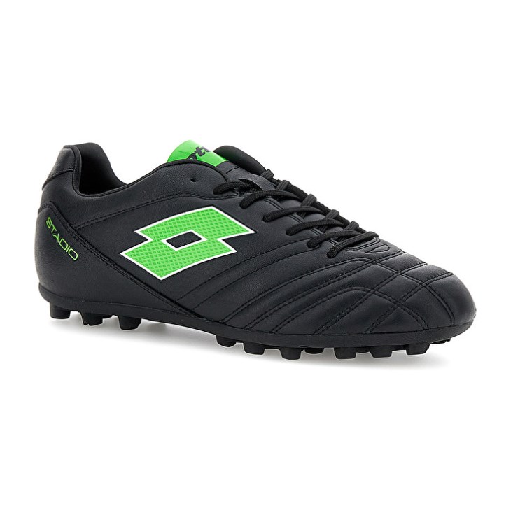 Zapatos De Fútbol Lotto Stadio 705 Agmr Hombre Negras Verde | JJ204440W6