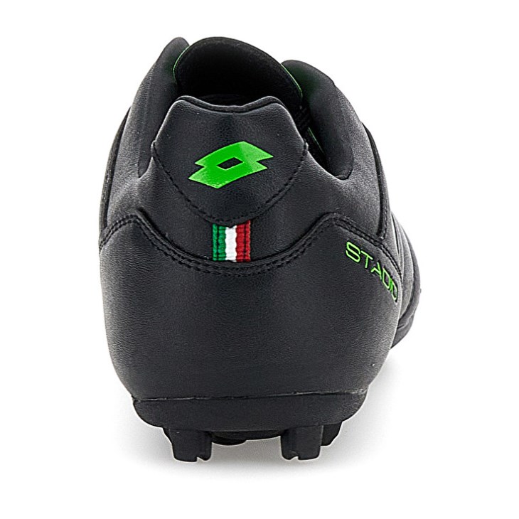Zapatos De Fútbol Lotto Stadio 705 Agmr Hombre Negras Verde | JJ204440W6