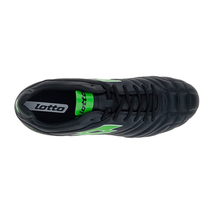 Zapatos De Fútbol Lotto Stadio 705 Agmr Hombre Negras Verde | JJ204440W6