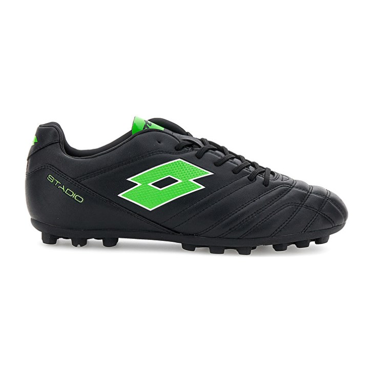 Zapatos De Fútbol Lotto Stadio 705 Agmr Hombre Negras Verde | JJ204440W6