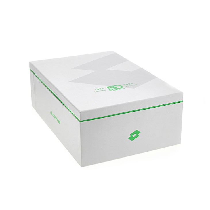 Zapatos De Fútbol Lotto Stadio OG II FG 50 YRS Icon Hombre Blancas Verde | ZD189068A3