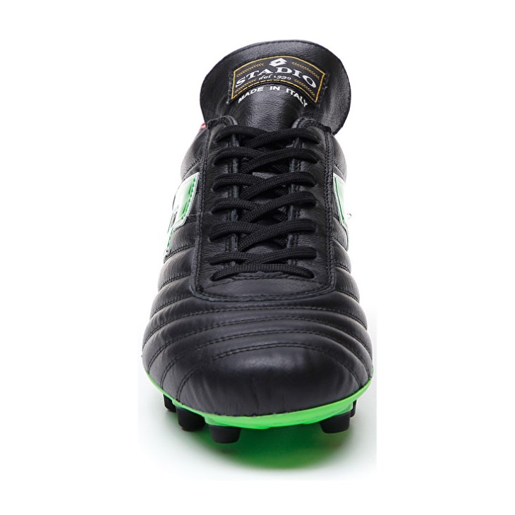Zapatos De Fútbol Lotto Stadio OG II FG Hombre Negras Verde | FO276287J1