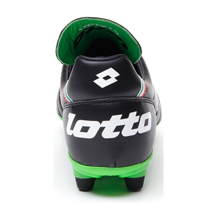 Zapatos De Fútbol Lotto Stadio OG II FG Hombre Negras Verde | FO276287J1