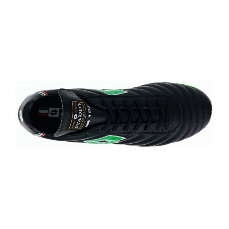 Zapatos De Fútbol Lotto Stadio OG II FG Hombre Negras Verde | FO276287J1